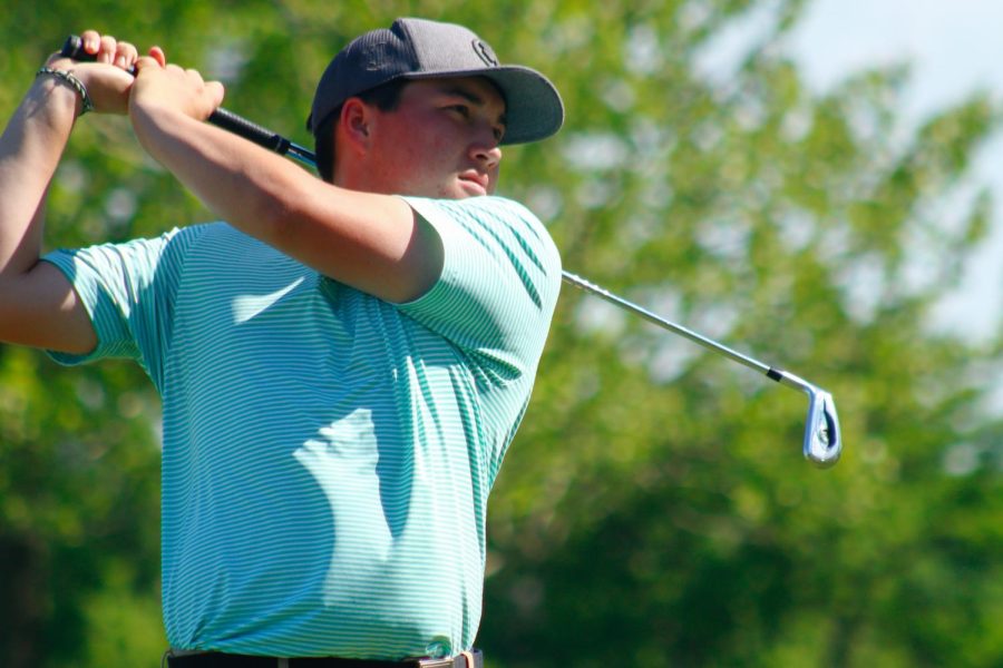 Junior Jaydon Carruthers takes first at League golf tournament