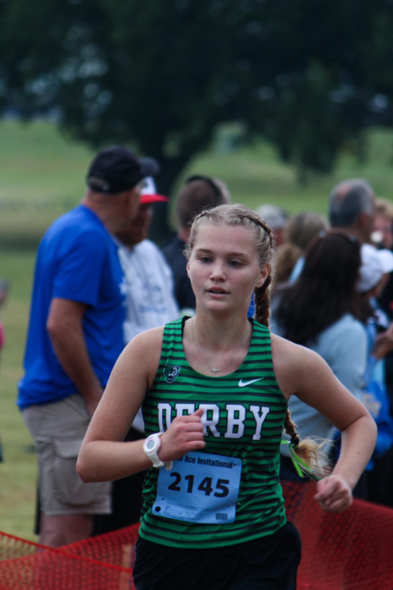Girls+cross+country+at+Cessna+Activity+Center+%28Photos+By+Liberty+Smith%29