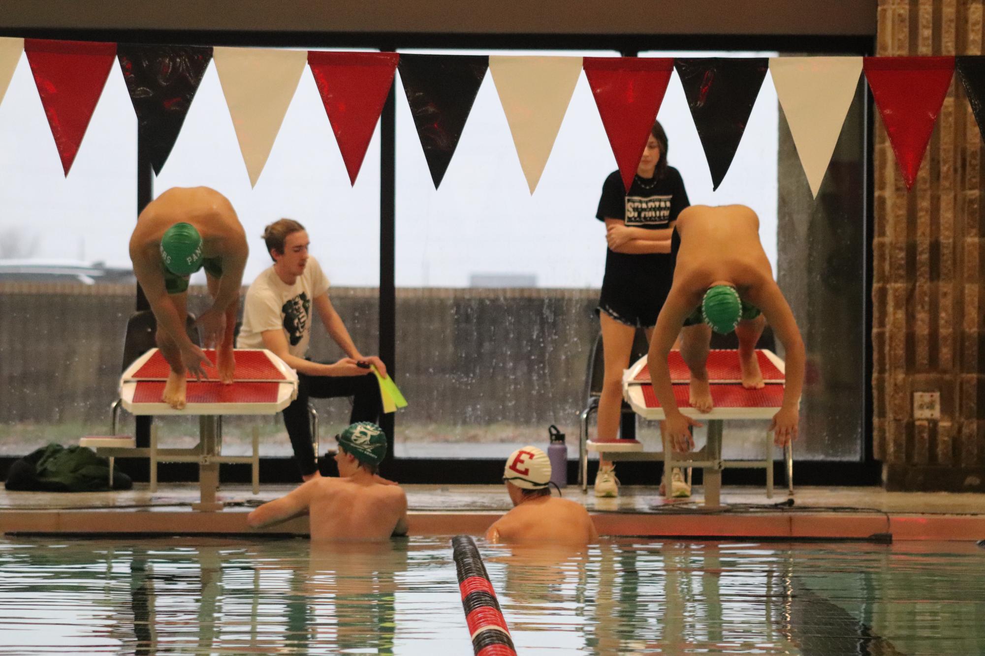 Boys+swim+meet+vs.+Collegiate+%28Photo+by+Addie+Thornburg%29