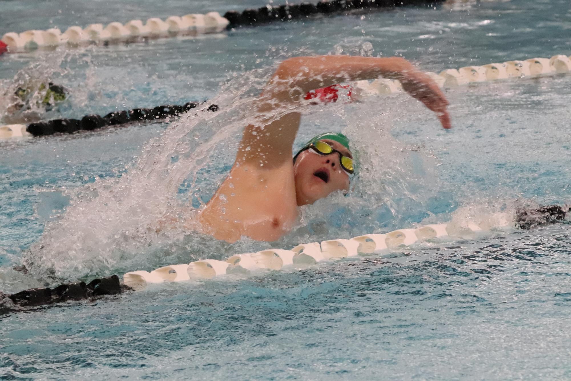 Boys swim at Campus (Photos by Natalie Galindo)