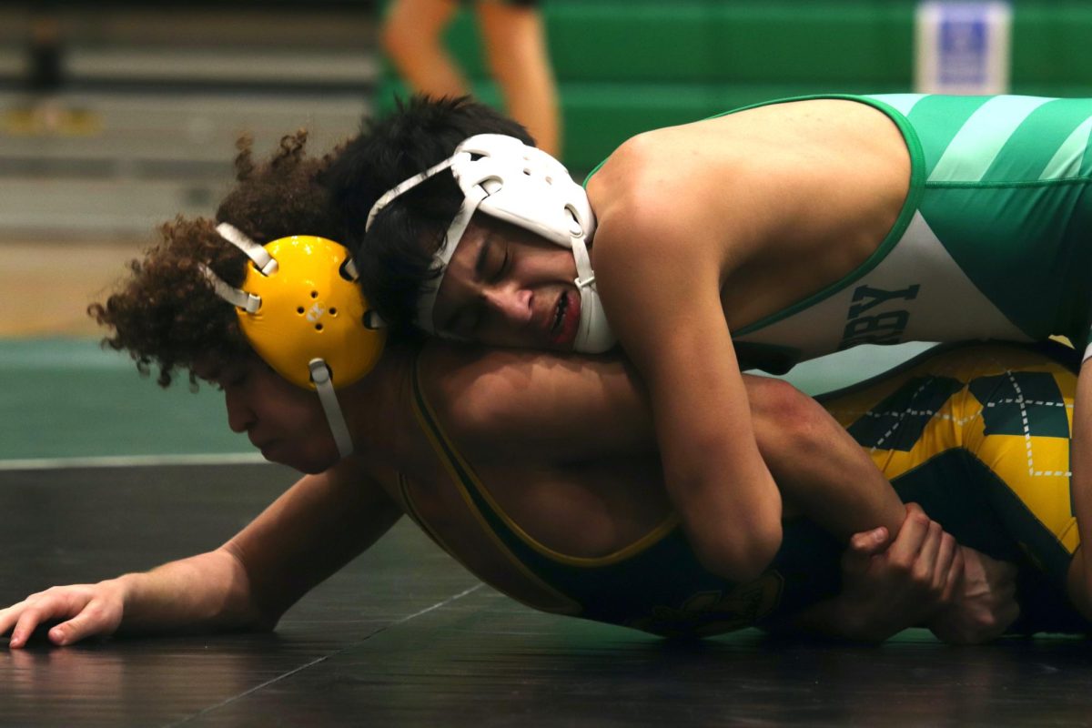 Varsity wrestling vs. Salina South and Campus (Photos by Leana Tuttle)