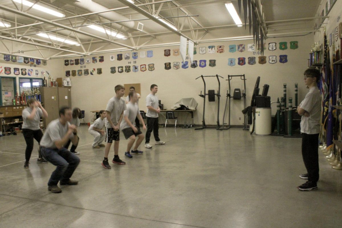 ROTC physical training (Photos by Cavey Viney)