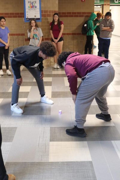 McKays class brain break cup game (Photos by Madison Quade)
