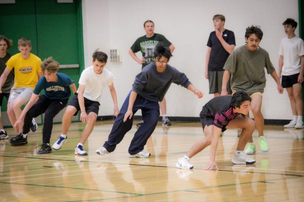 Boys tennis practice (Photos by Alexis King)