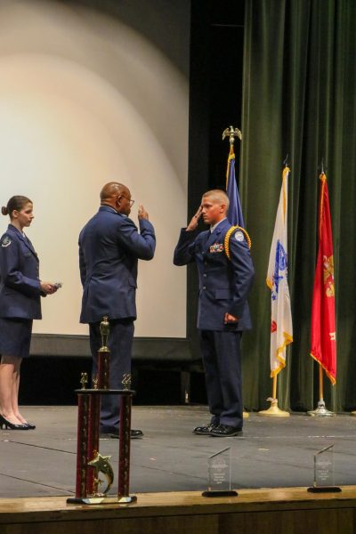 Navigation to Story: AFJROTC Annual Awards Ceremony (Photos by Delainey Stephenson)