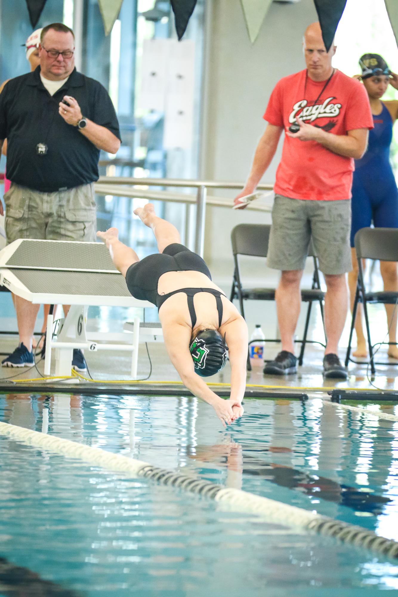 Girls league swim at Maize (Photos by Mikah Herzberg)