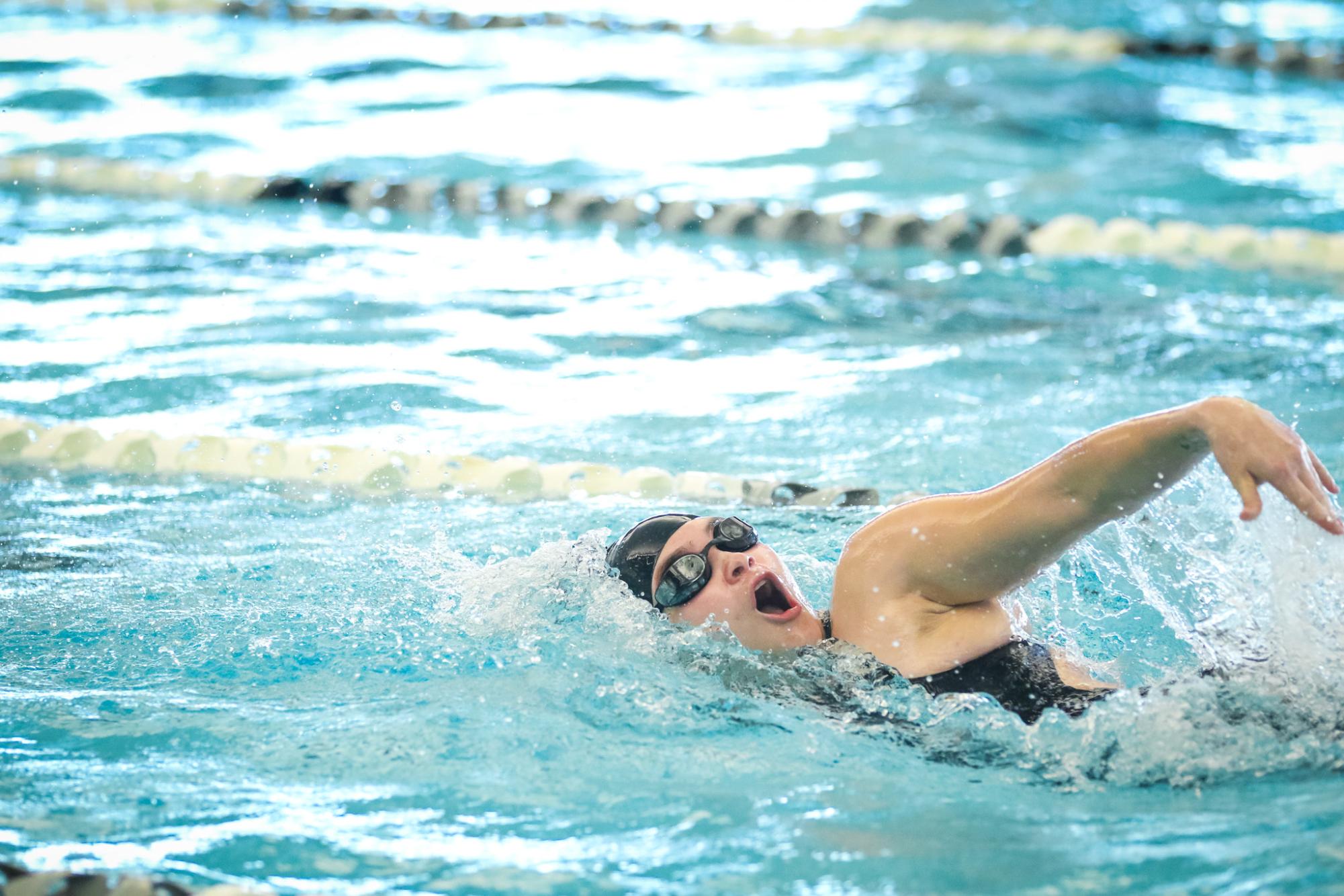 Girls league swim at Maize (Photos by Mikah Herzberg)