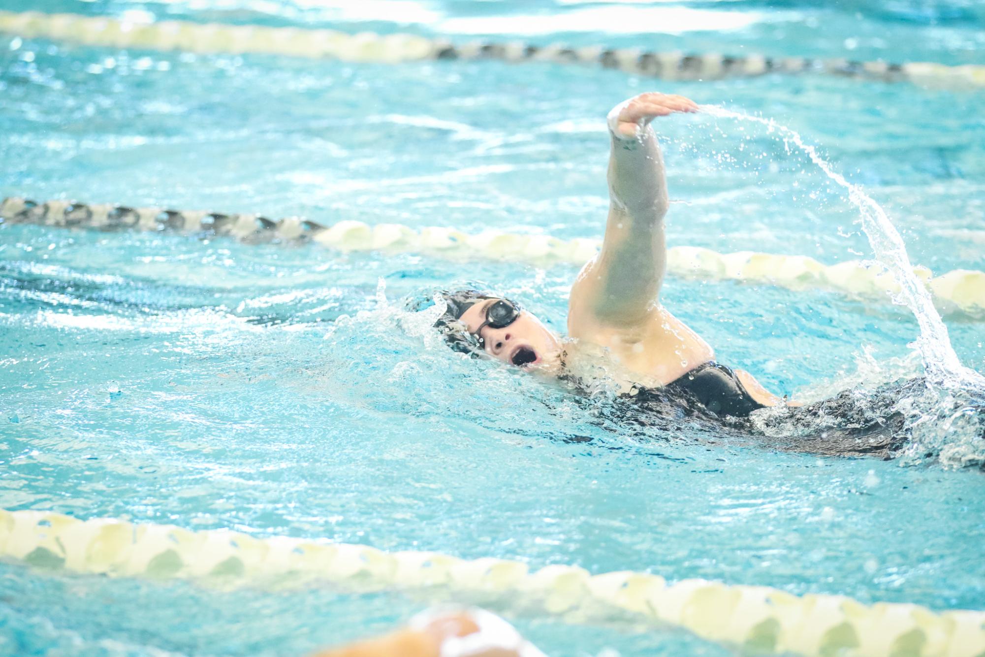 Girls league swim at Maize (Photos by Mikah Herzberg)