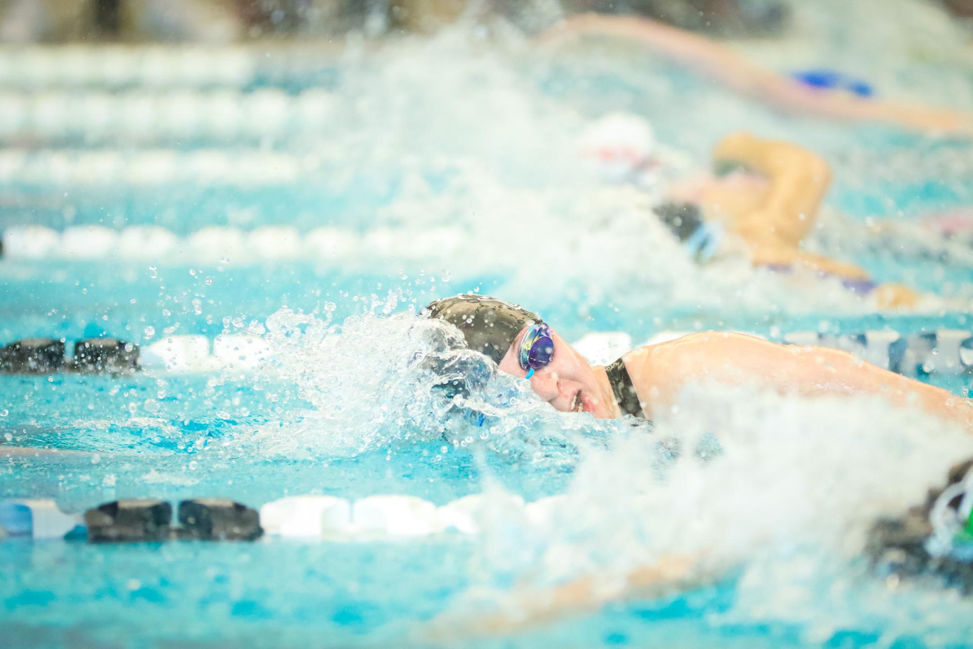 Girls league swim at Maize (Photos by Mikah Herzberg)