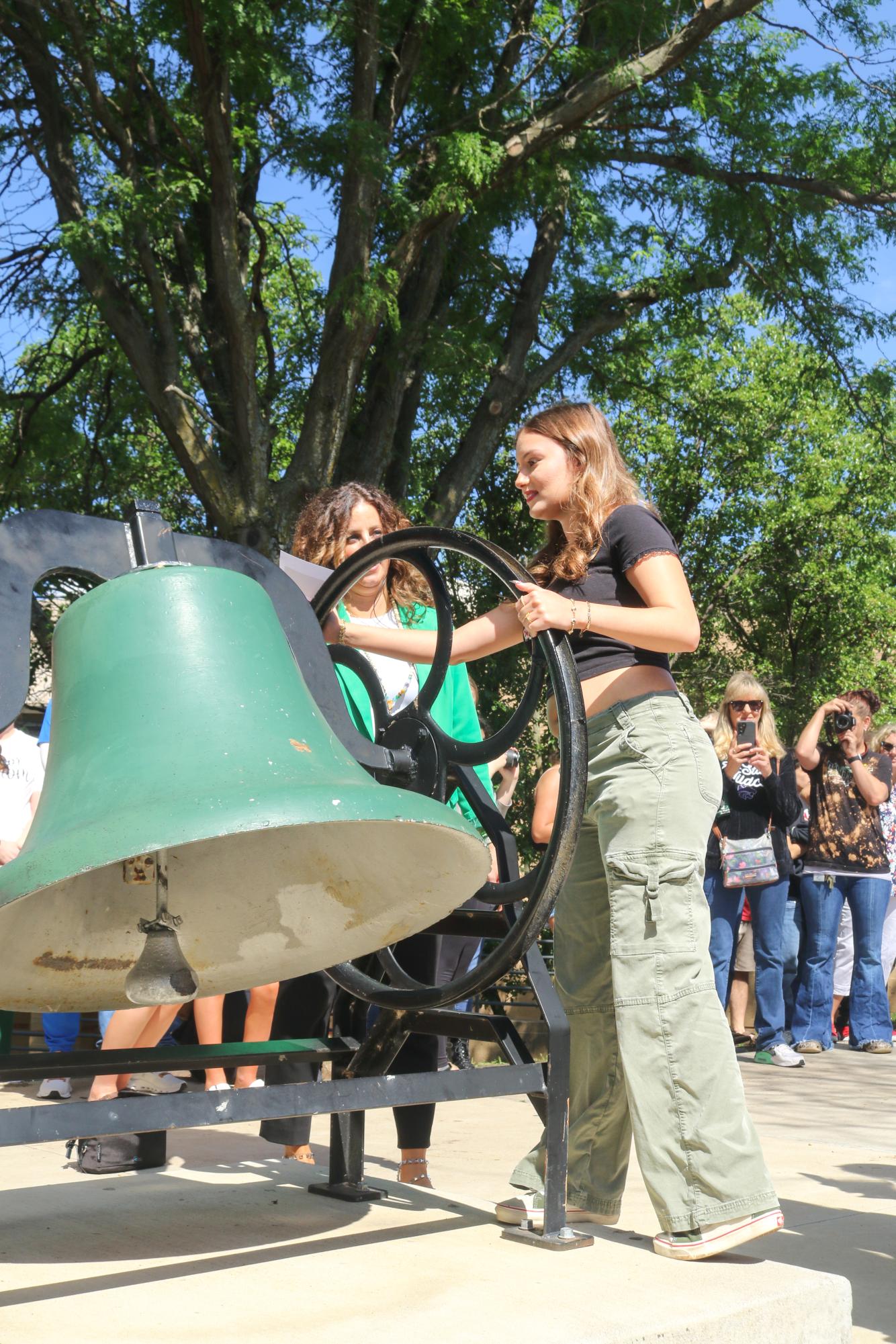 Senior Bell Ringing (Photos by Mikah Herzberg)