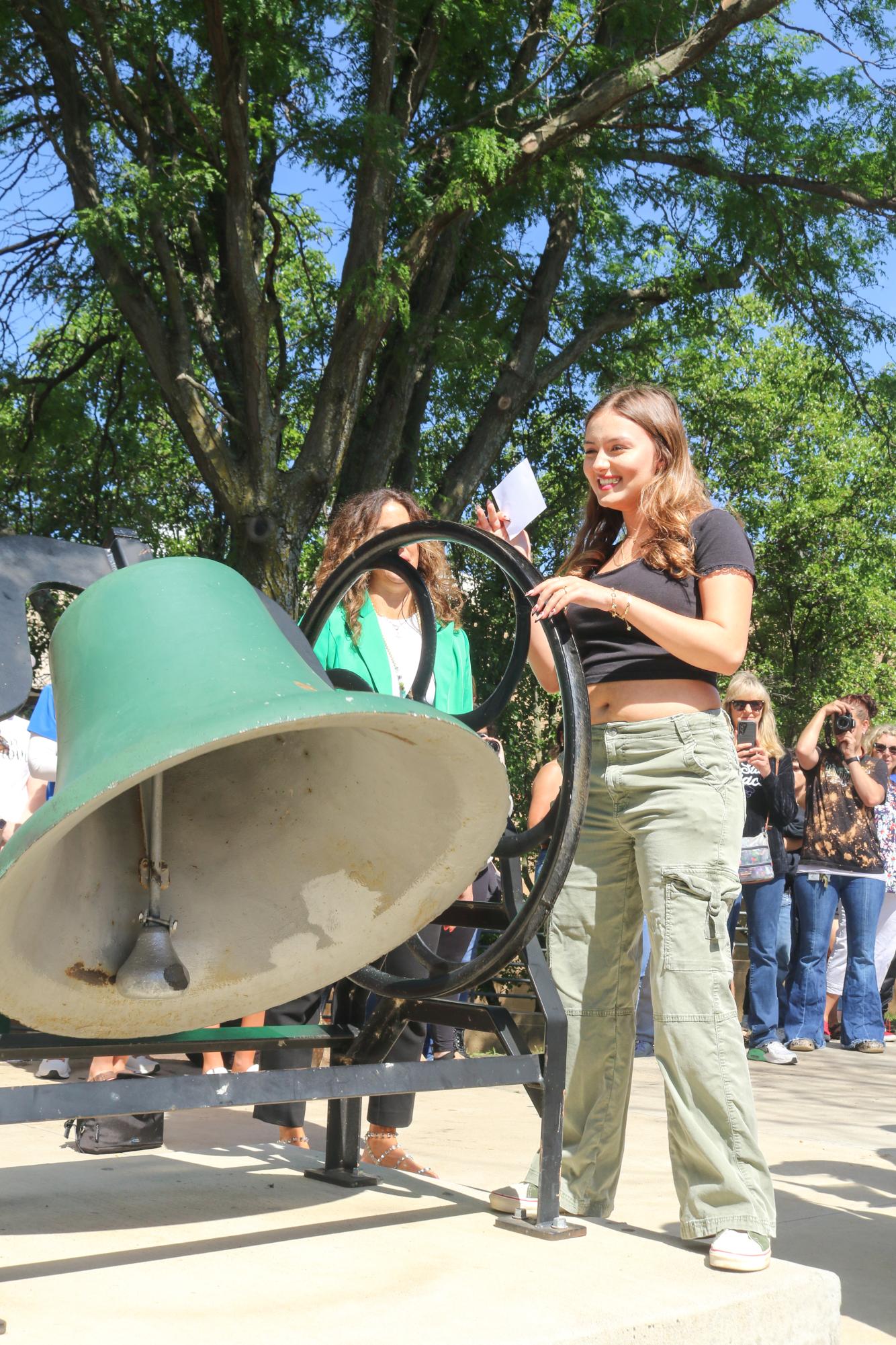 Senior Bell Ringing (Photos by Mikah Herzberg)