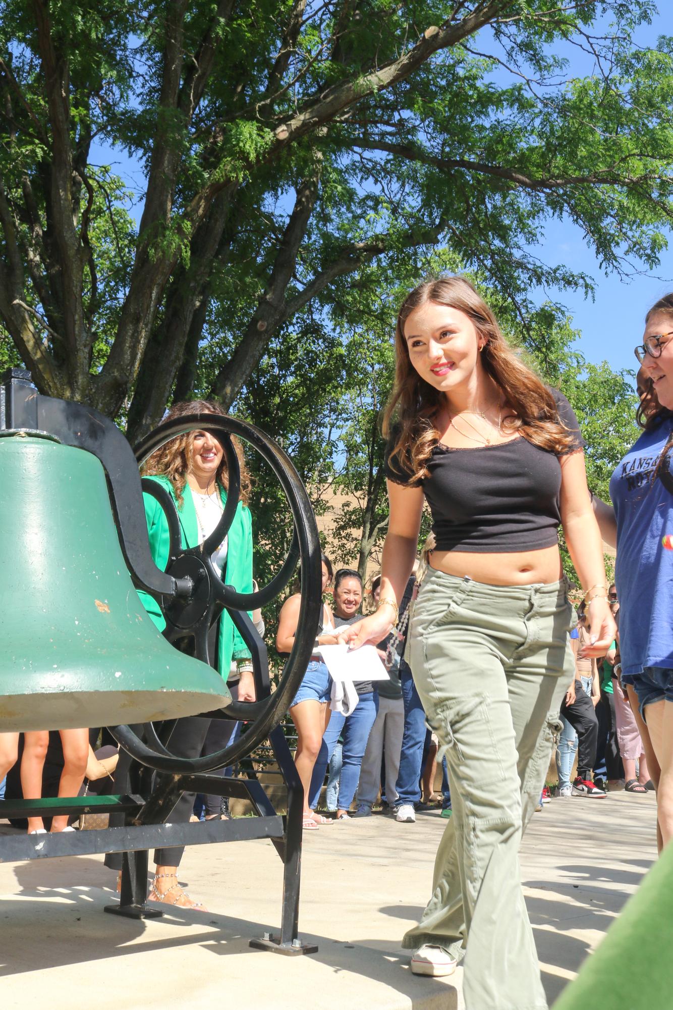 Senior Bell Ringing (Photos by Mikah Herzberg)