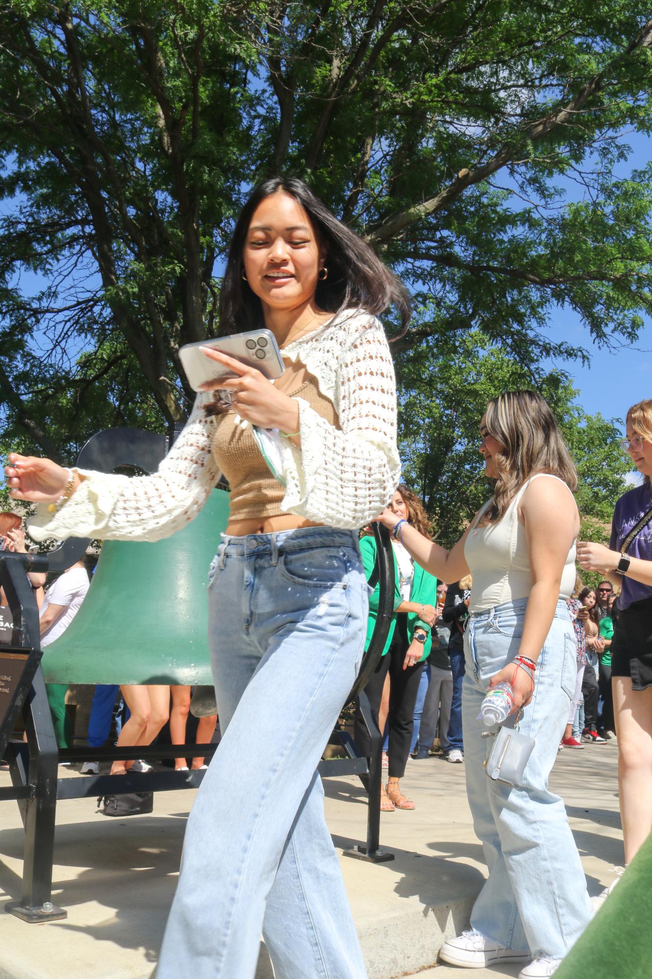 Senior Bell Ringing (Photos by Mikah Herzberg)