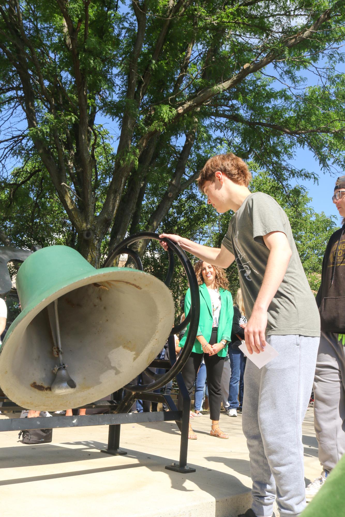 Senior Bell Ringing (Photos by Mikah Herzberg)