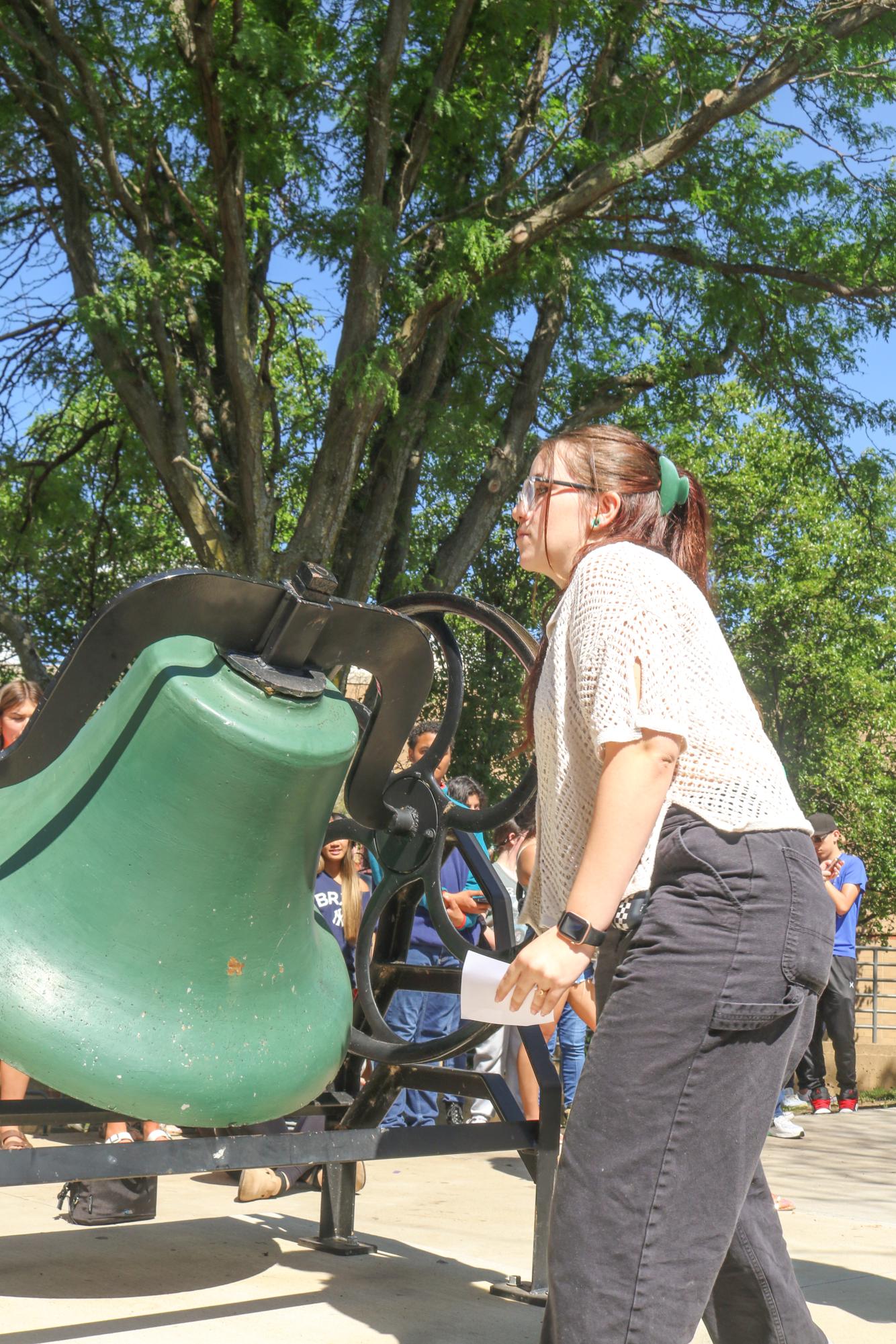 Senior Bell Ringing (Photos by Mikah Herzberg)