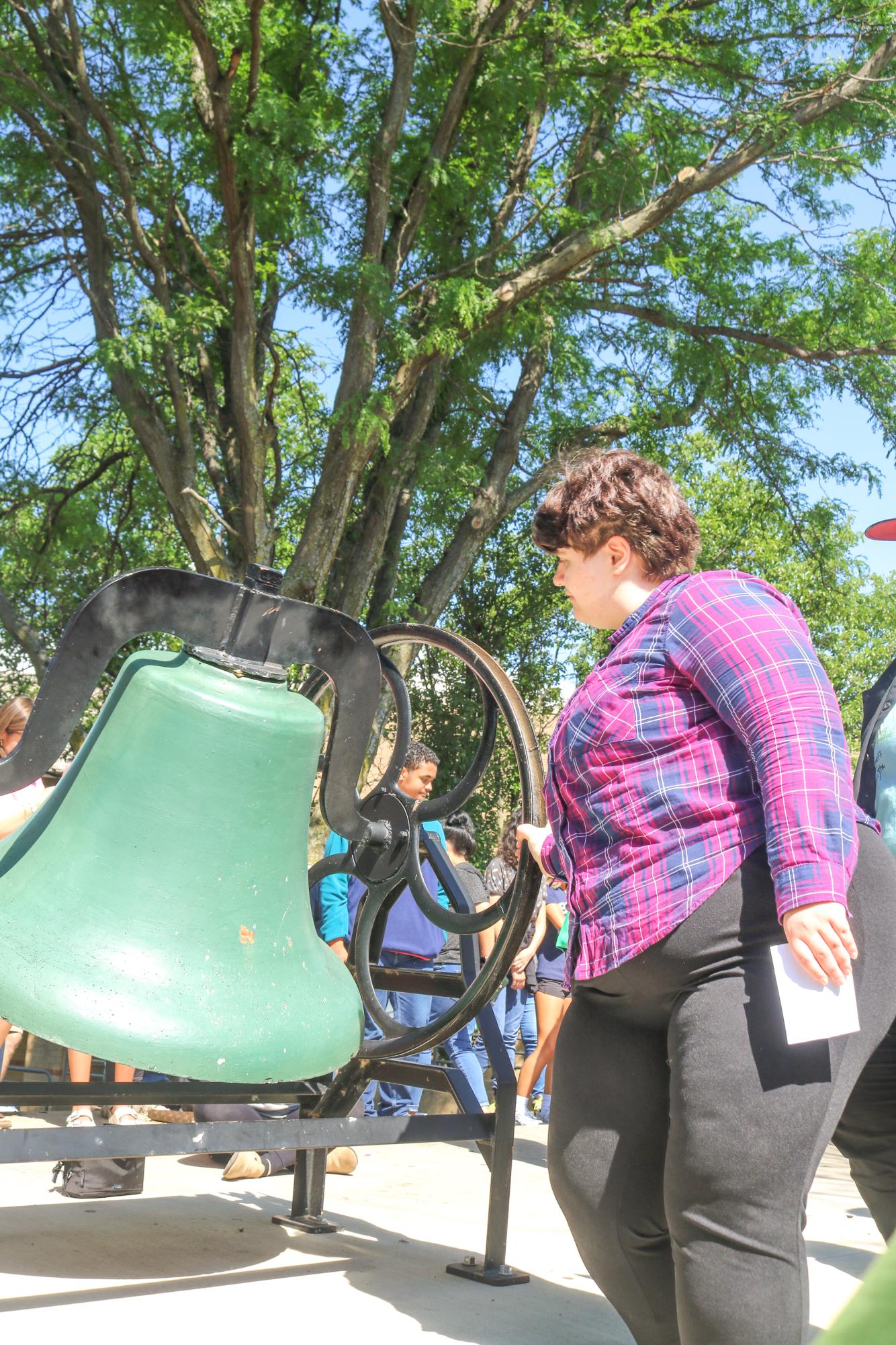 Senior Bell Ringing (Photos by Mikah Herzberg)