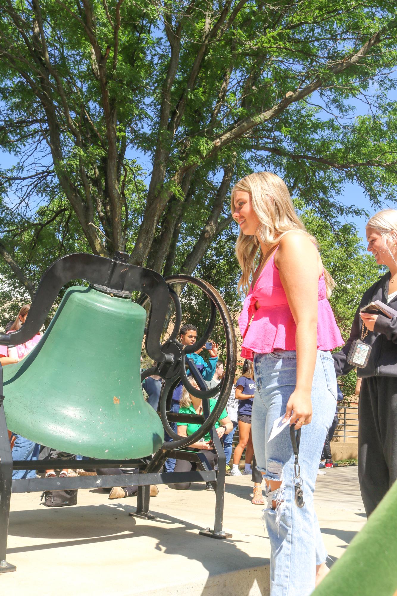 Senior Bell Ringing (Photos by Mikah Herzberg)