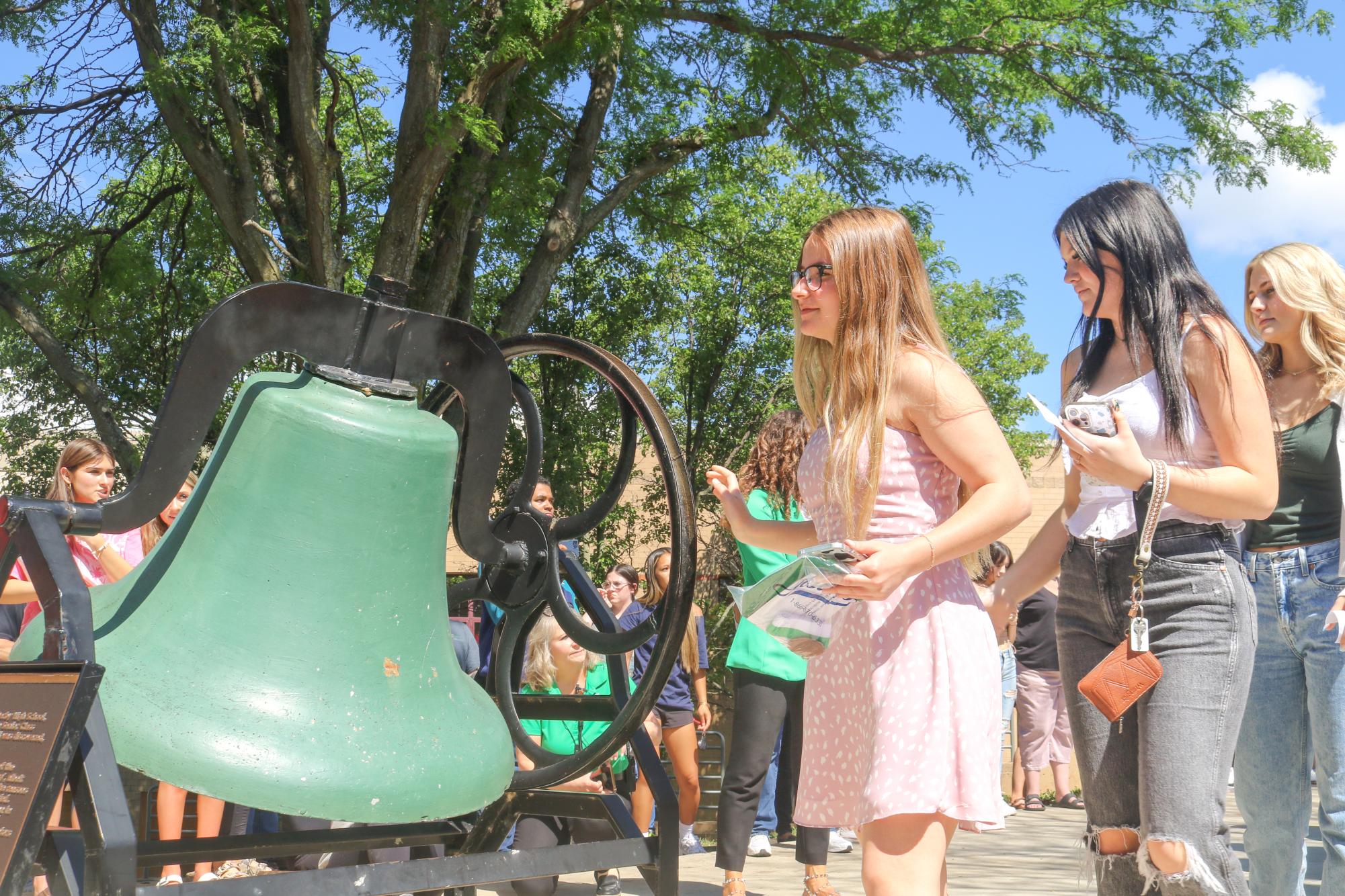 Senior Bell Ringing (Photos by Mikah Herzberg)