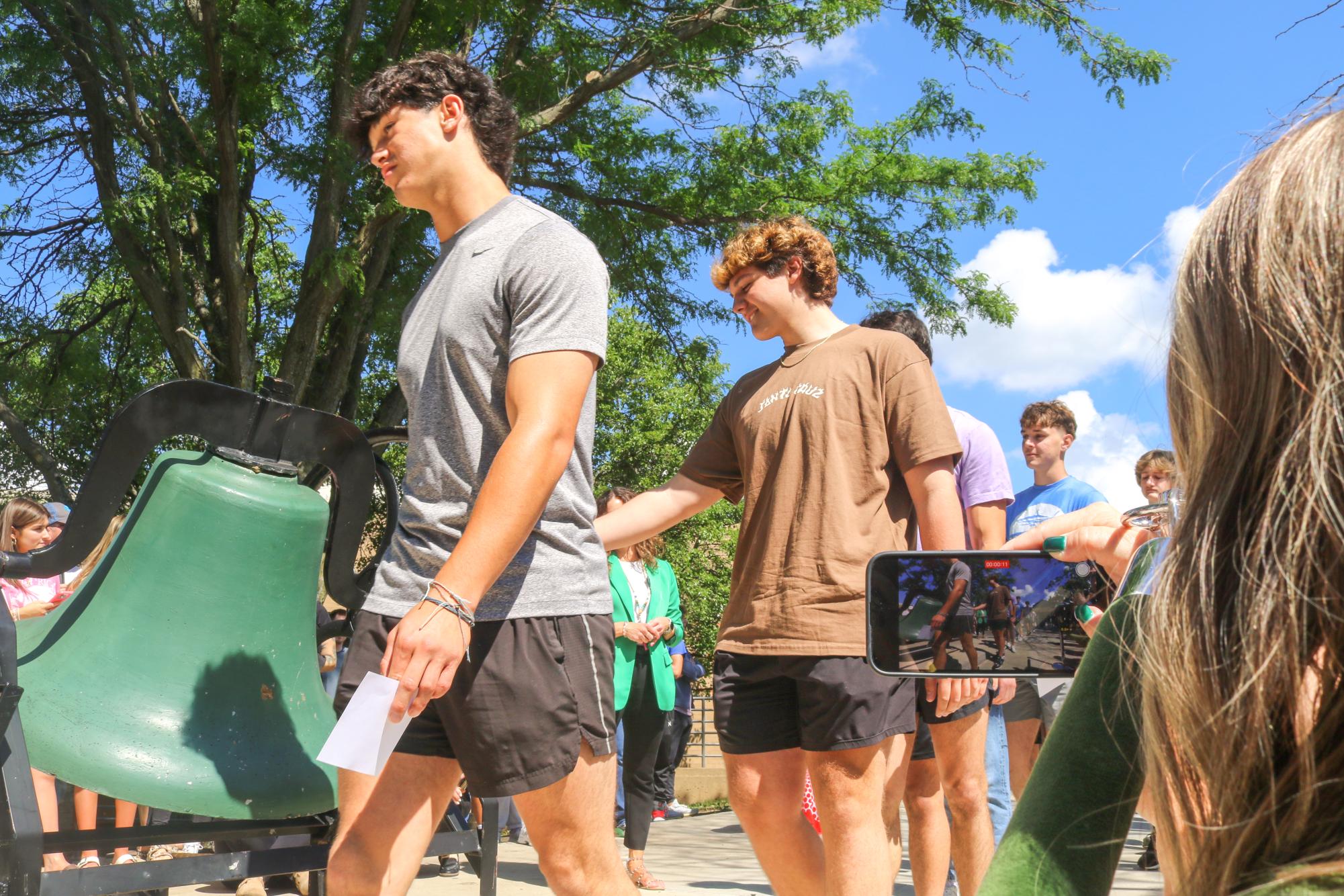 Senior Bell Ringing (Photos by Mikah Herzberg)