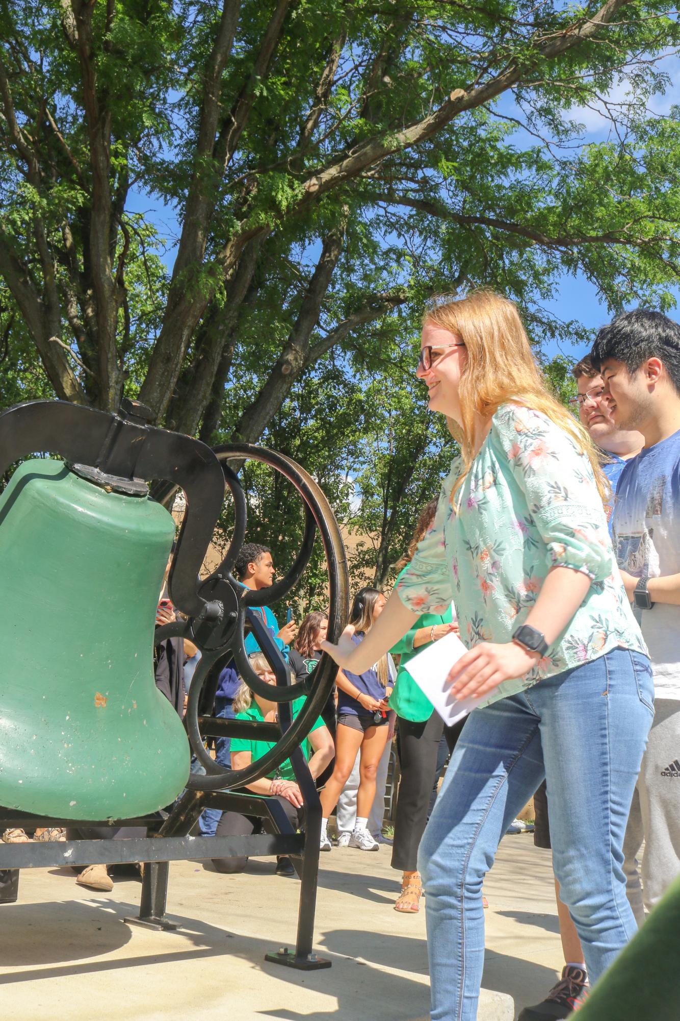 Senior Bell Ringing (Photos by Mikah Herzberg)