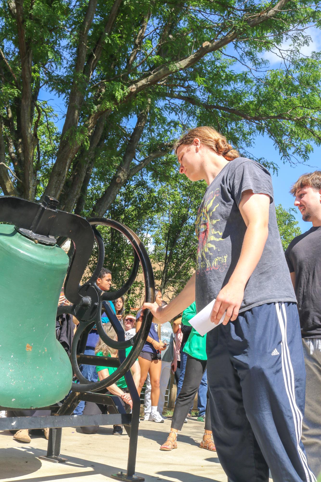 Senior Bell Ringing (Photos by Mikah Herzberg)