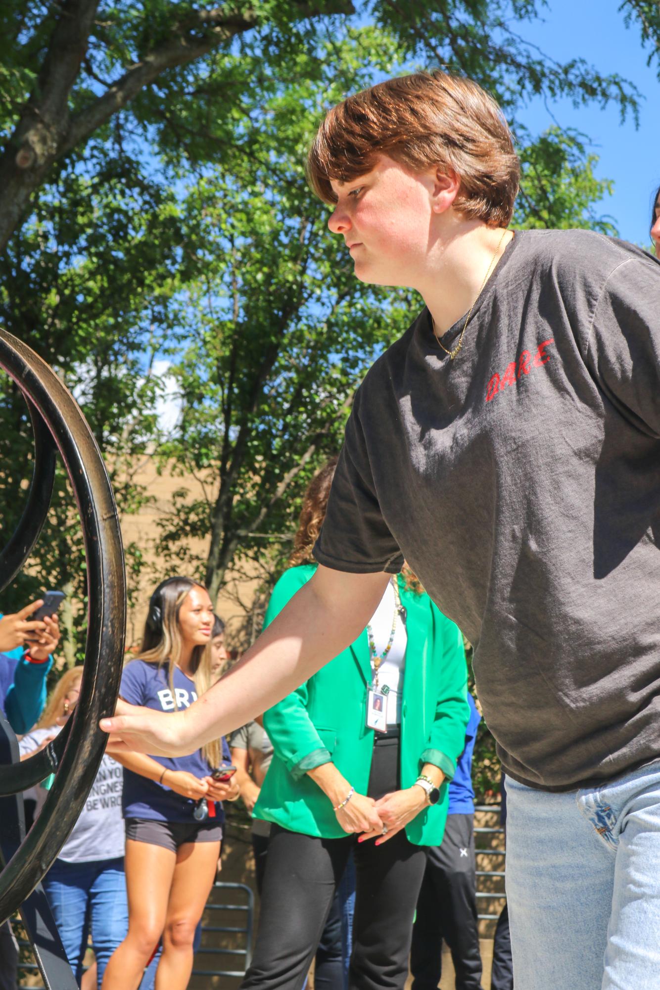 Senior Bell Ringing (Photos by Mikah Herzberg)