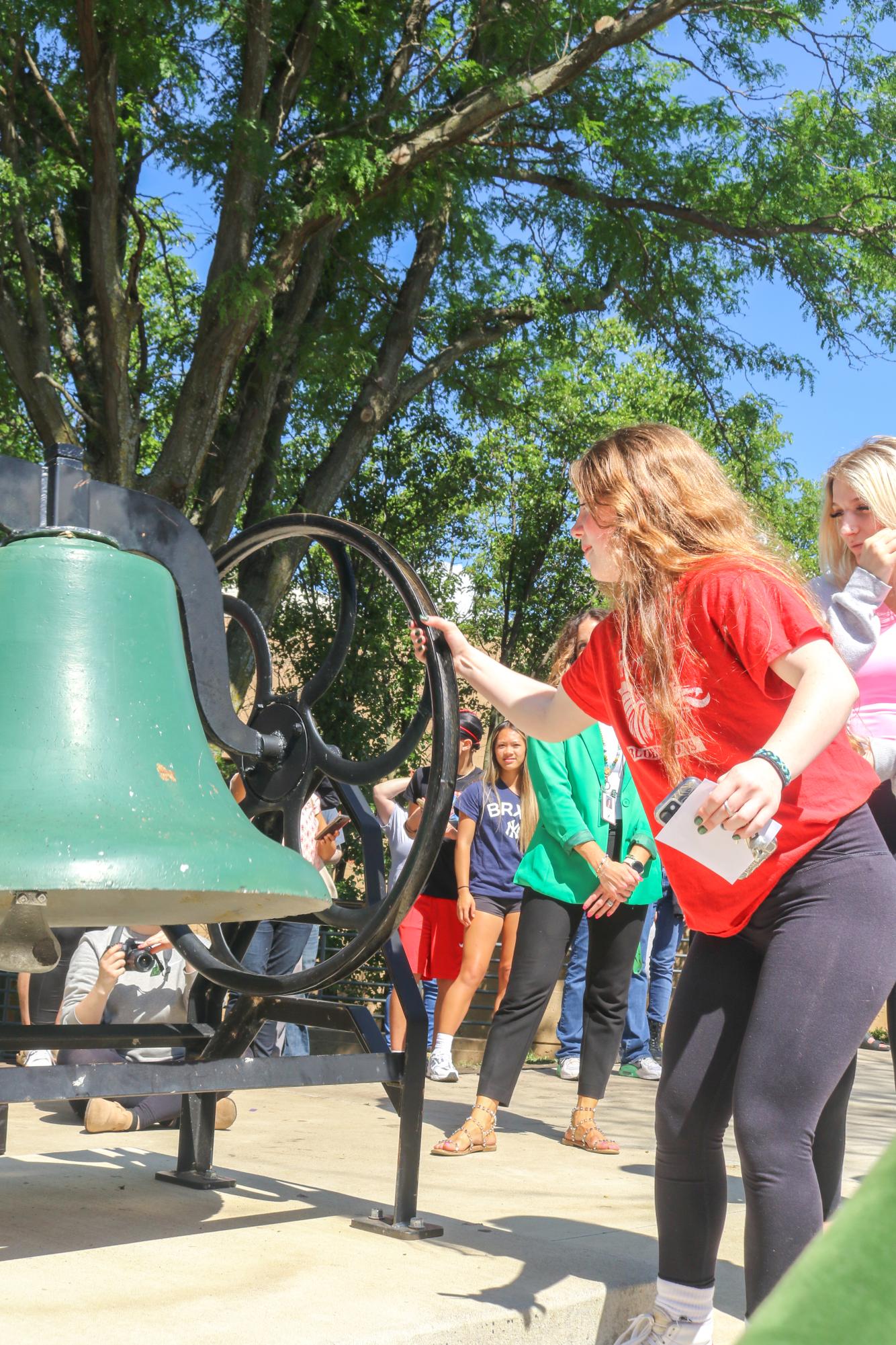 Senior Bell Ringing (Photos by Mikah Herzberg)