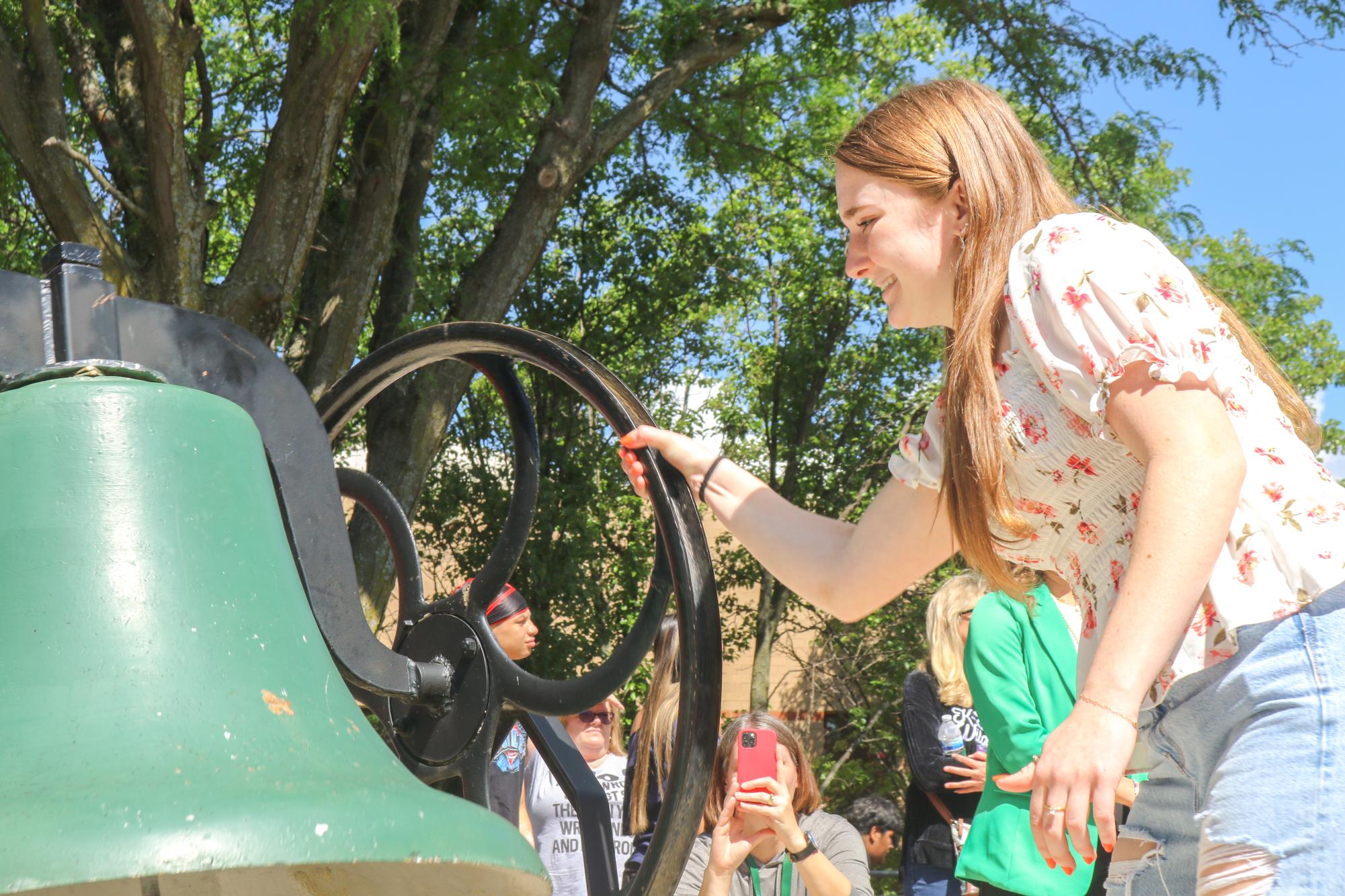 Senior Bell Ringing (Photos by Mikah Herzberg)