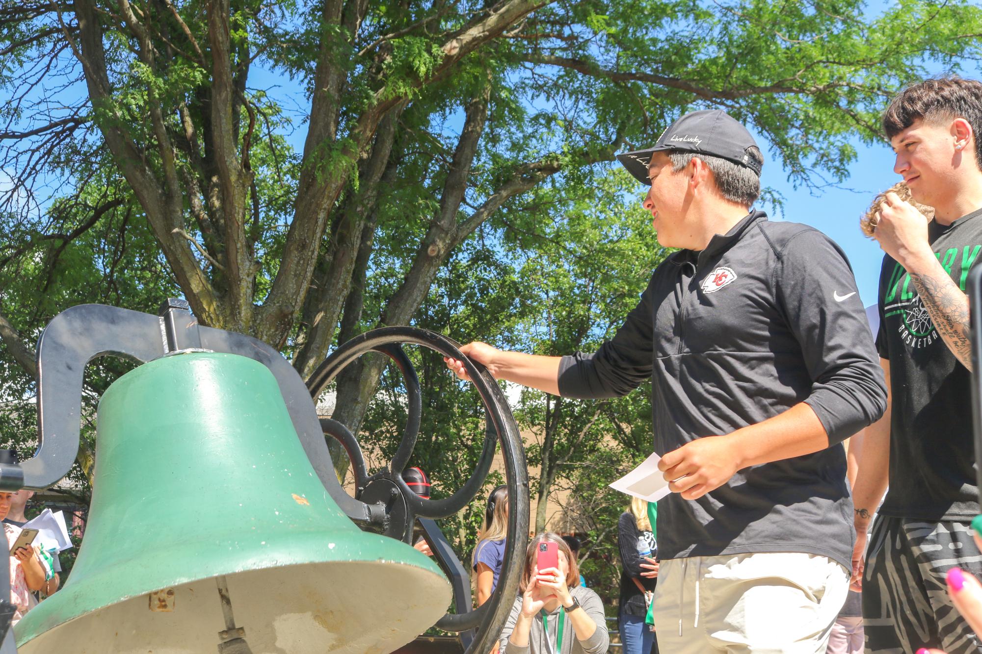 Senior Bell Ringing (Photos by Mikah Herzberg)