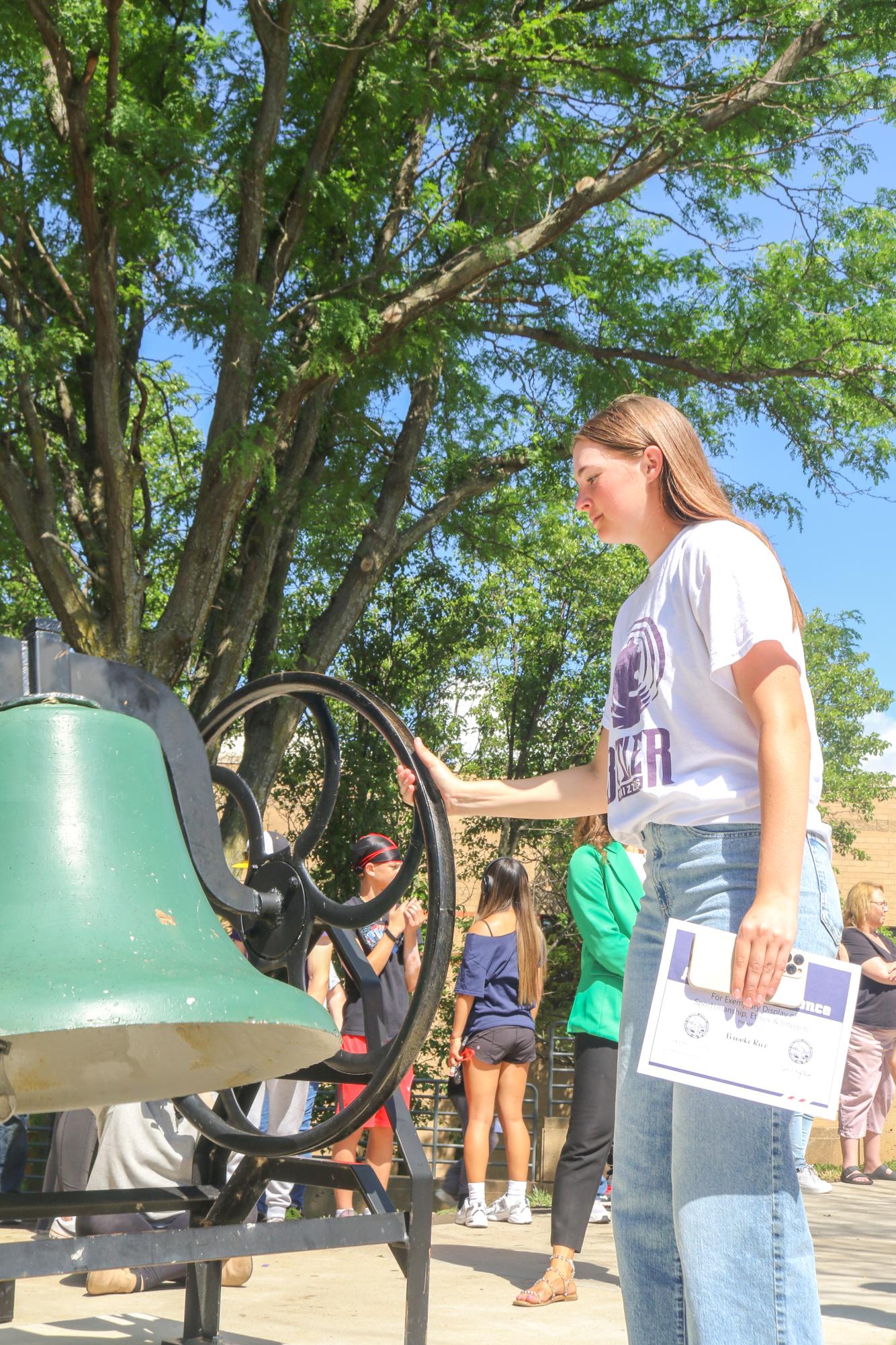 Senior Bell Ringing (Photos by Mikah Herzberg)