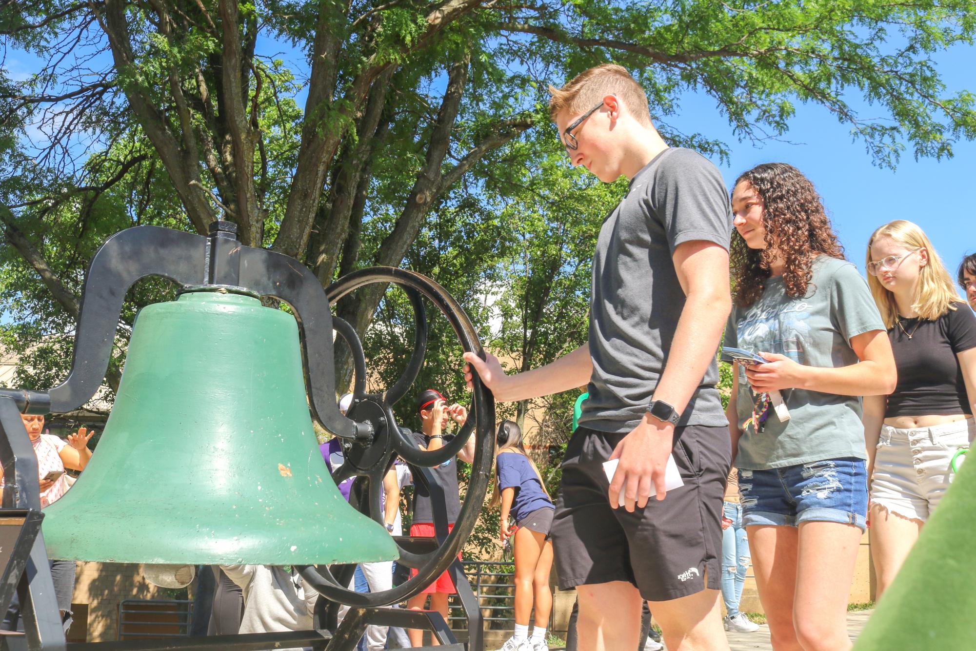 Senior Bell Ringing (Photos by Mikah Herzberg)