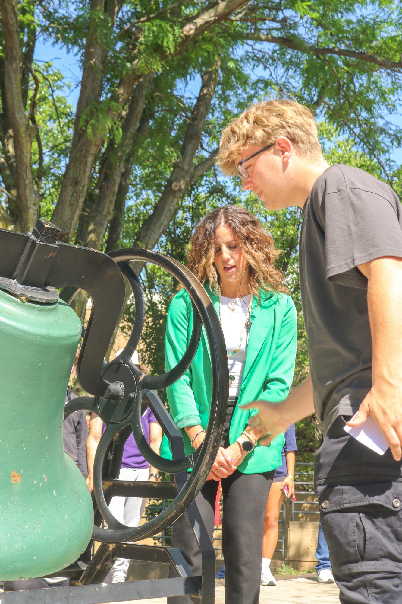 Senior Bell Ringing (Photos by Mikah Herzberg)