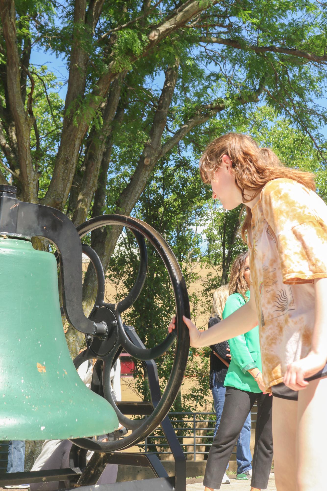 Senior Bell Ringing (Photos by Mikah Herzberg)