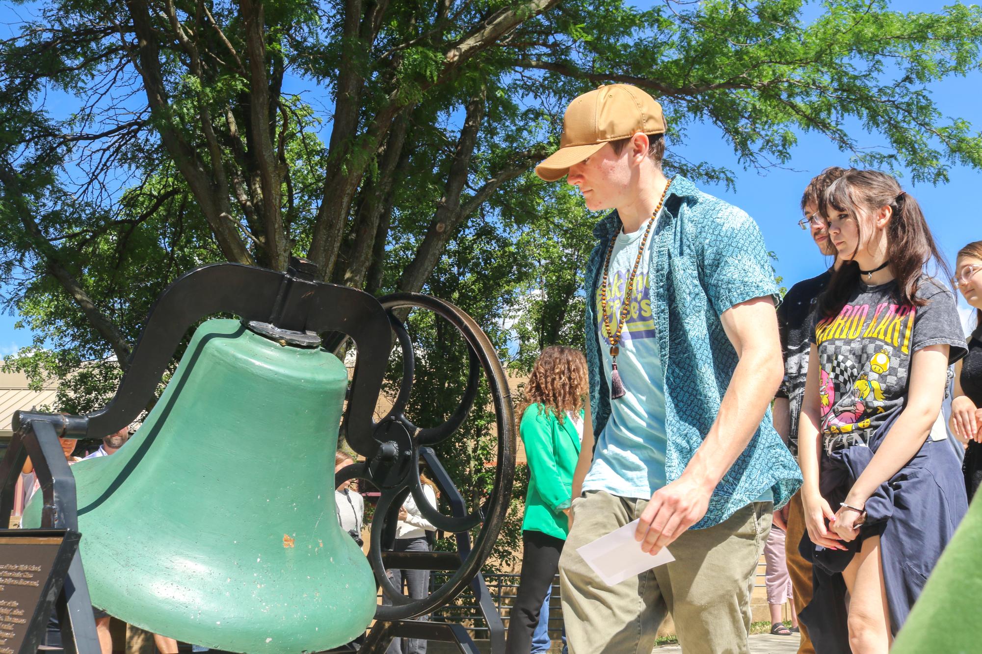 Senior Bell Ringing (Photos by Mikah Herzberg)