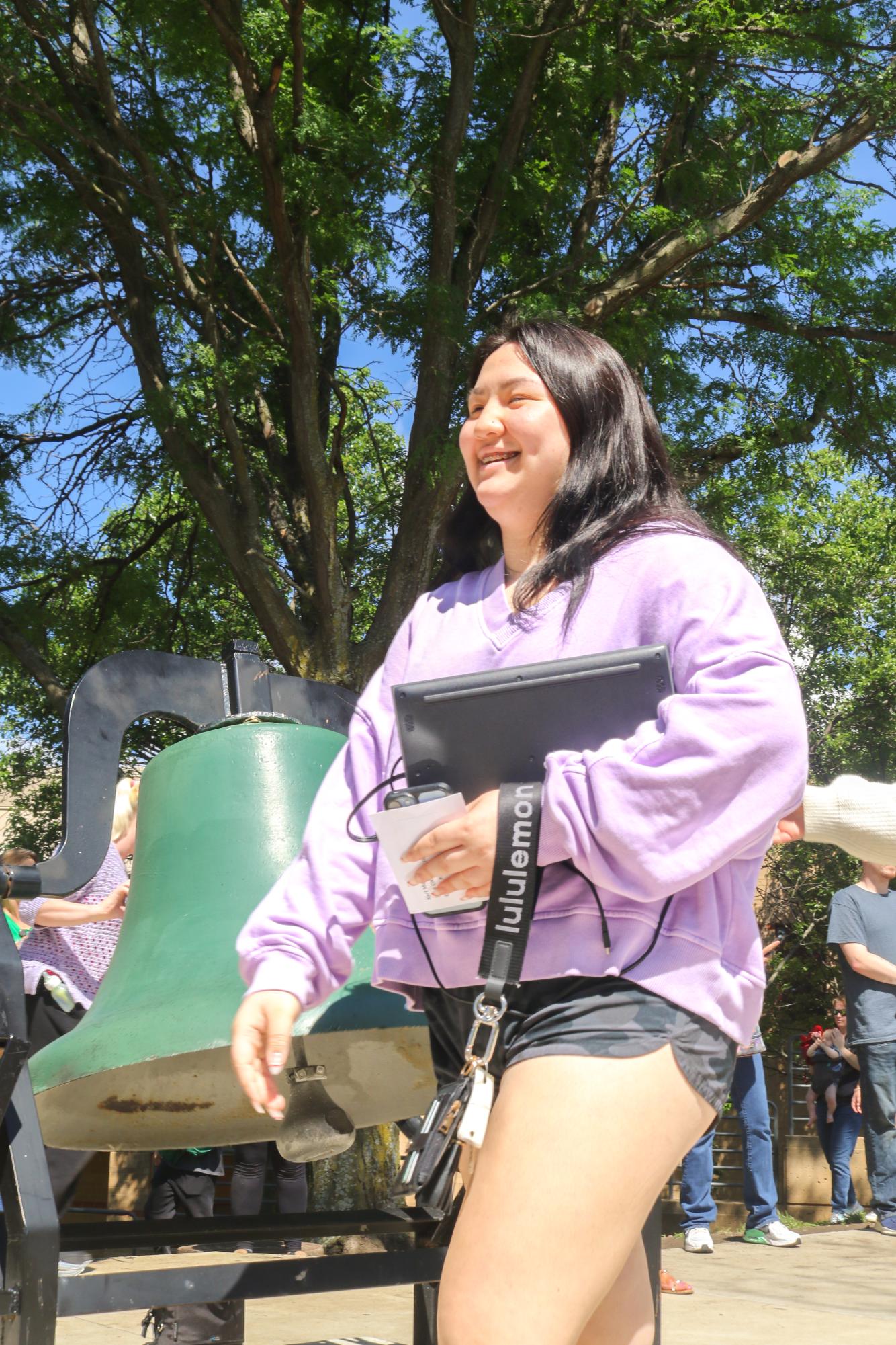 Senior Bell Ringing (Photos by Mikah Herzberg)