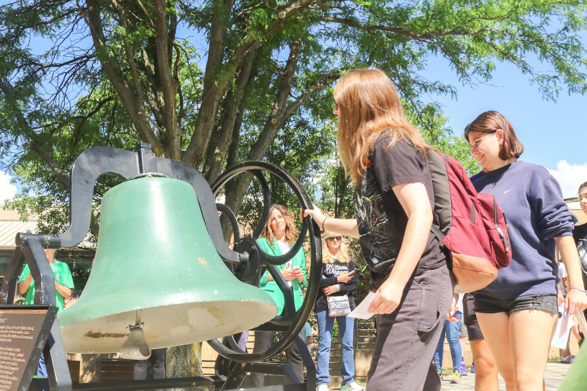 Senior Bell Ringing (Photos by Mikah Herzberg)