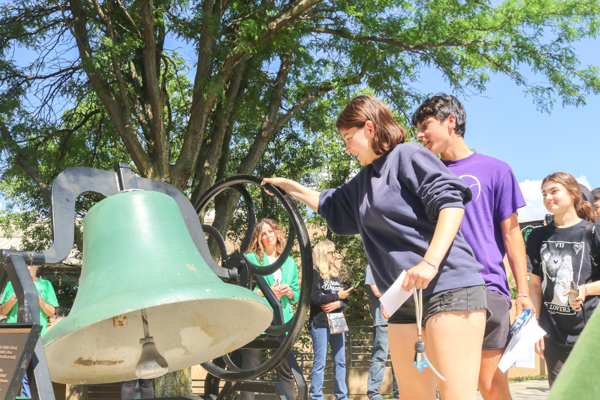 Senior Bell Ringing (Photos by Mikah Herzberg)