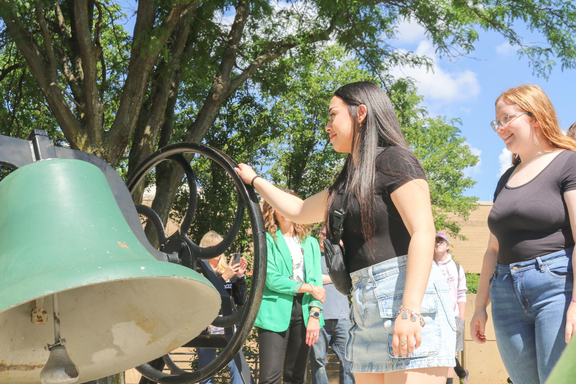 Senior Bell Ringing (Photos by Mikah Herzberg)