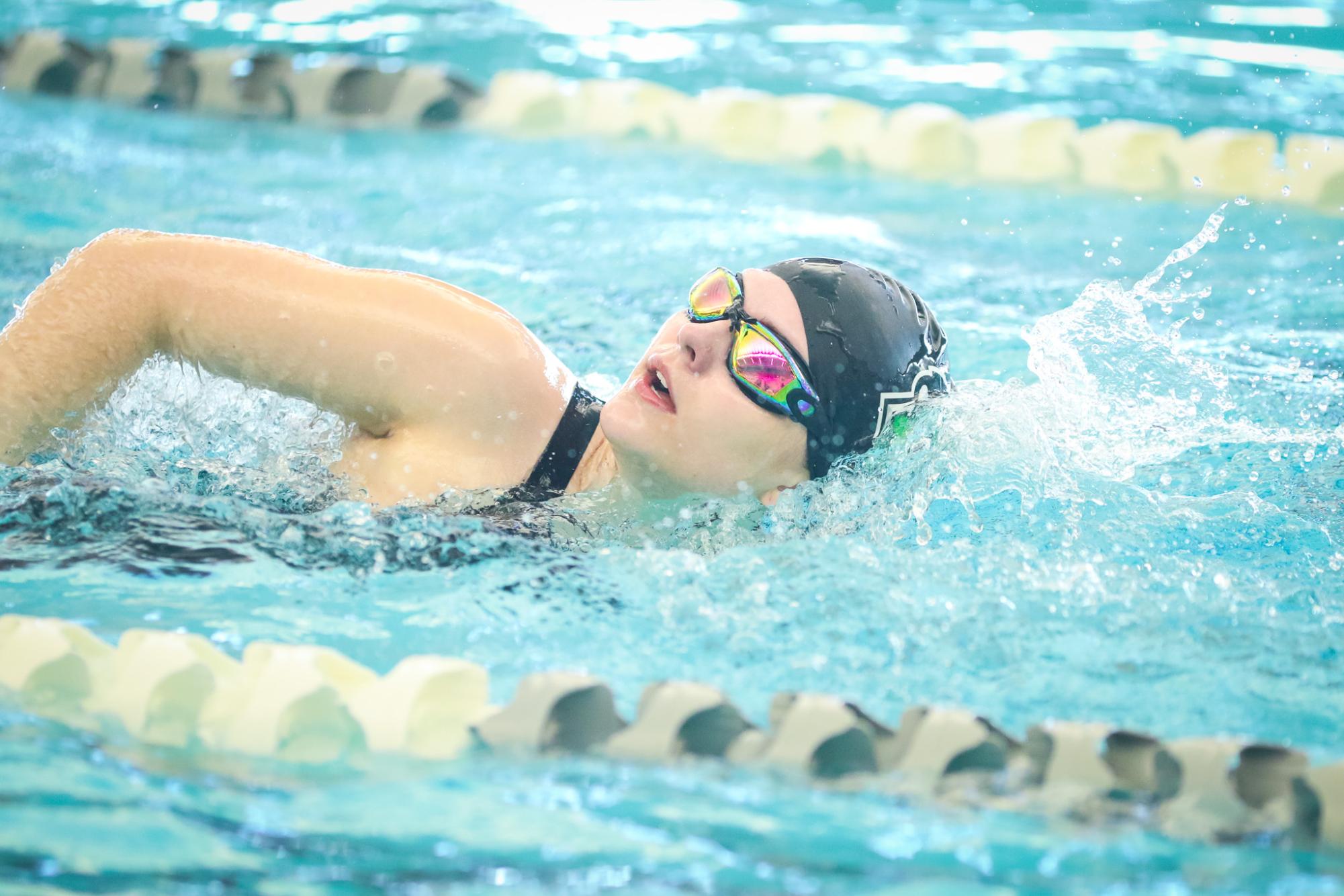 Girls league swim at Maize (Photos by Mikah Herzberg)