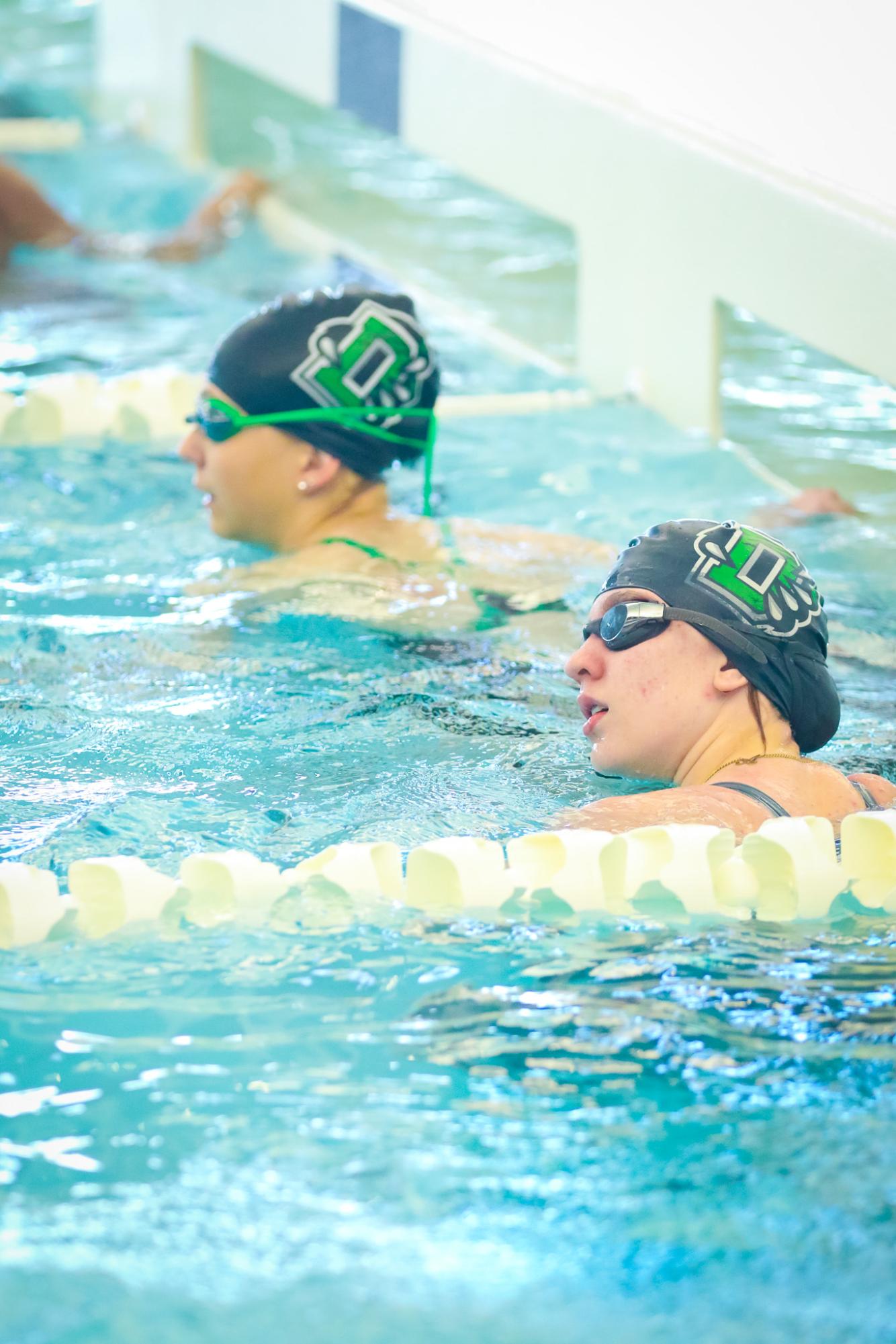 Girls league swim at Maize (Photos by Mikah Herzberg)