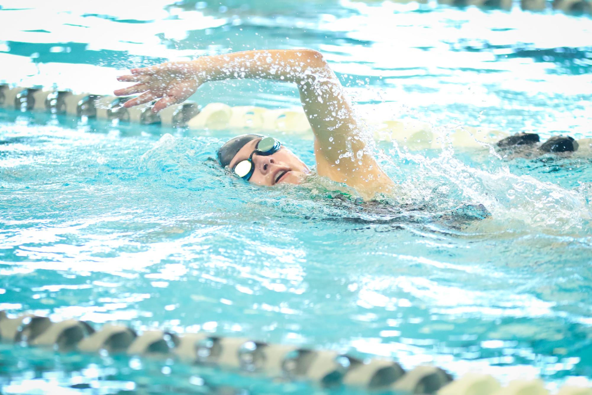 Girls league swim at Maize (Photos by Mikah Herzberg)