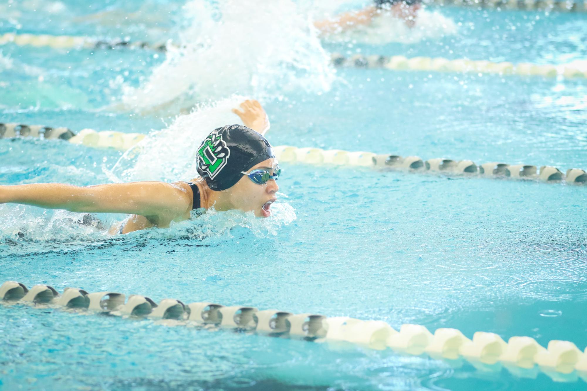 Girls league swim at Maize (Photos by Mikah Herzberg)