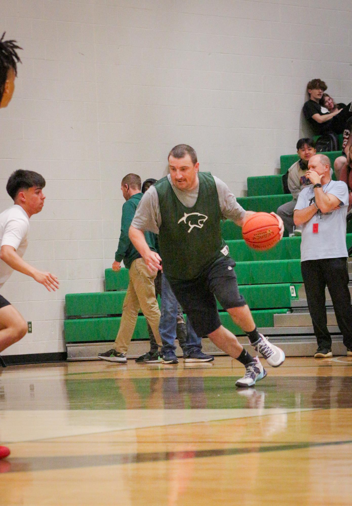 Senior vs. Staff basketball game (Photos by Alexis King)