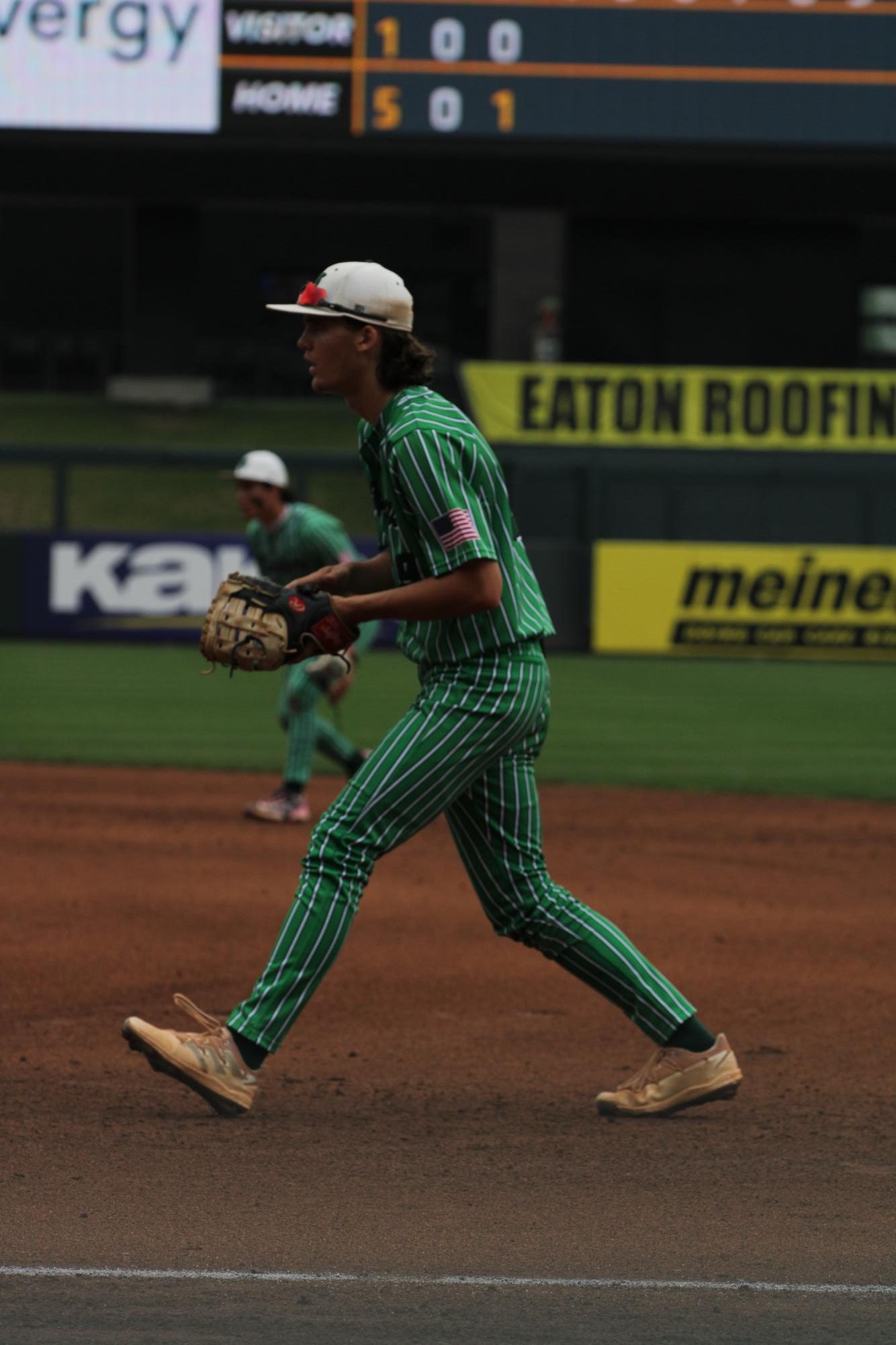 Baseball at Riverfront Stadium by Arabella Hounschell