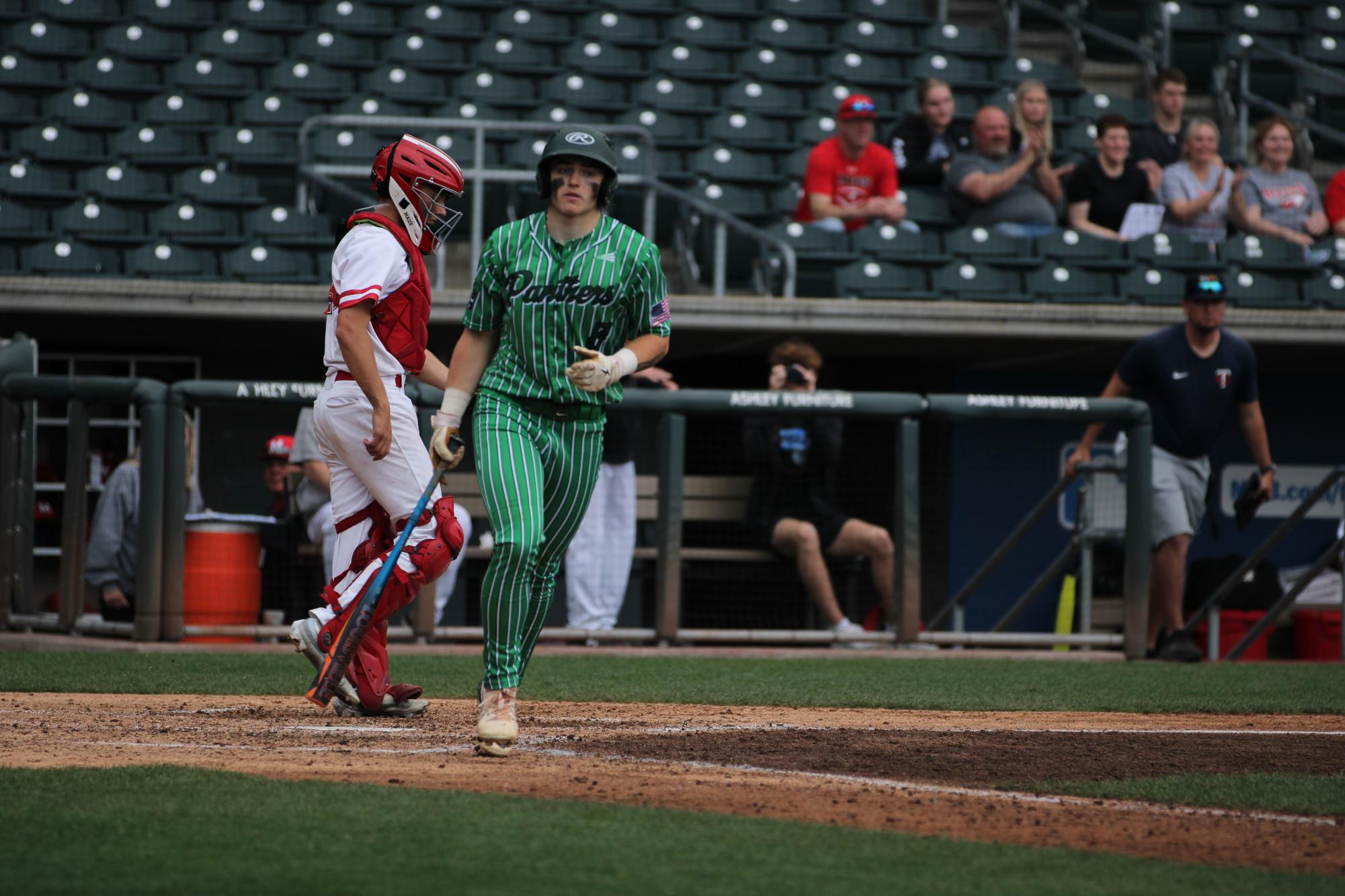 Baseball at Riverfront Stadium by Arabella Hounschell