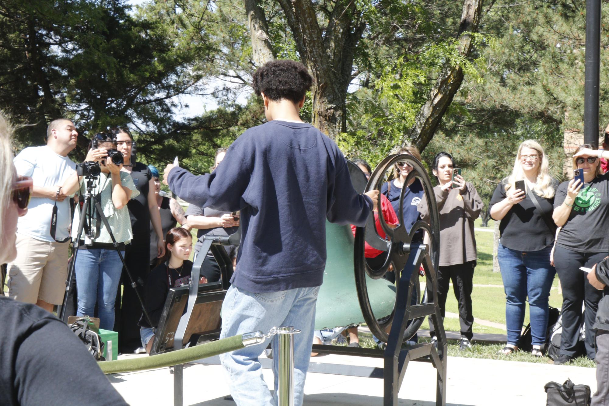 Senior Bell Ringing (Photos by Kaelyn Kissack)