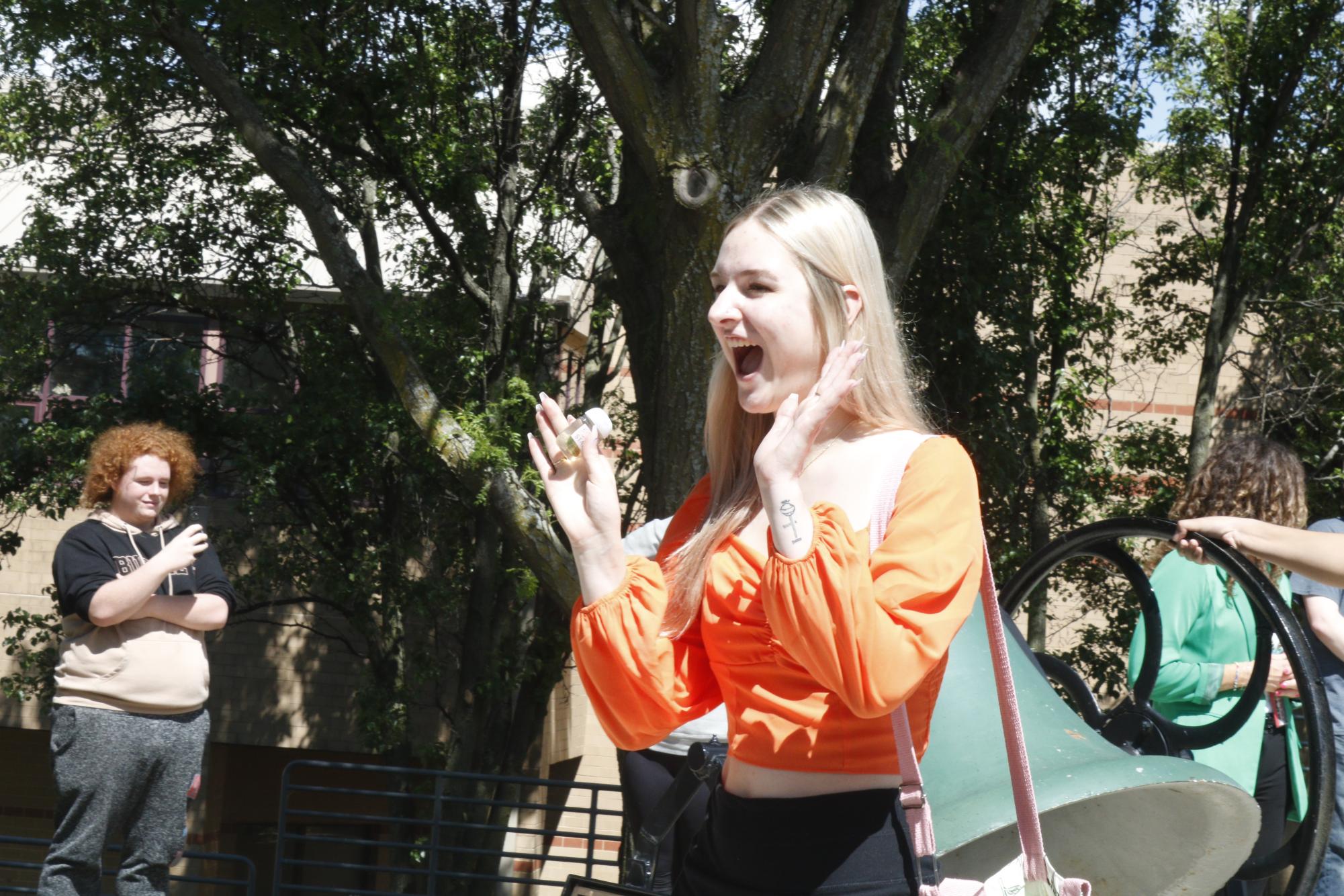 Senior Bell Ringing (Photos by Kaelyn Kissack)