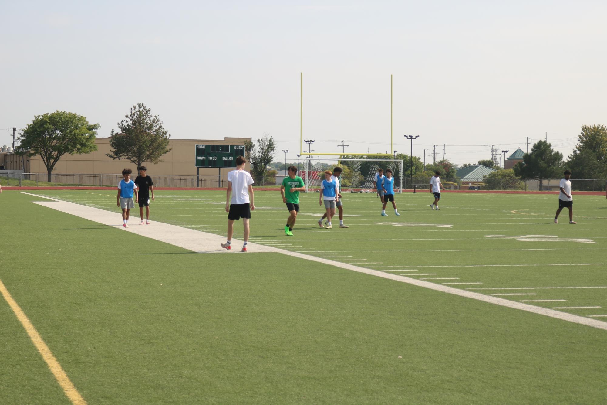 Volleyball and Soccer practice (Photos by Sophie Segelke)