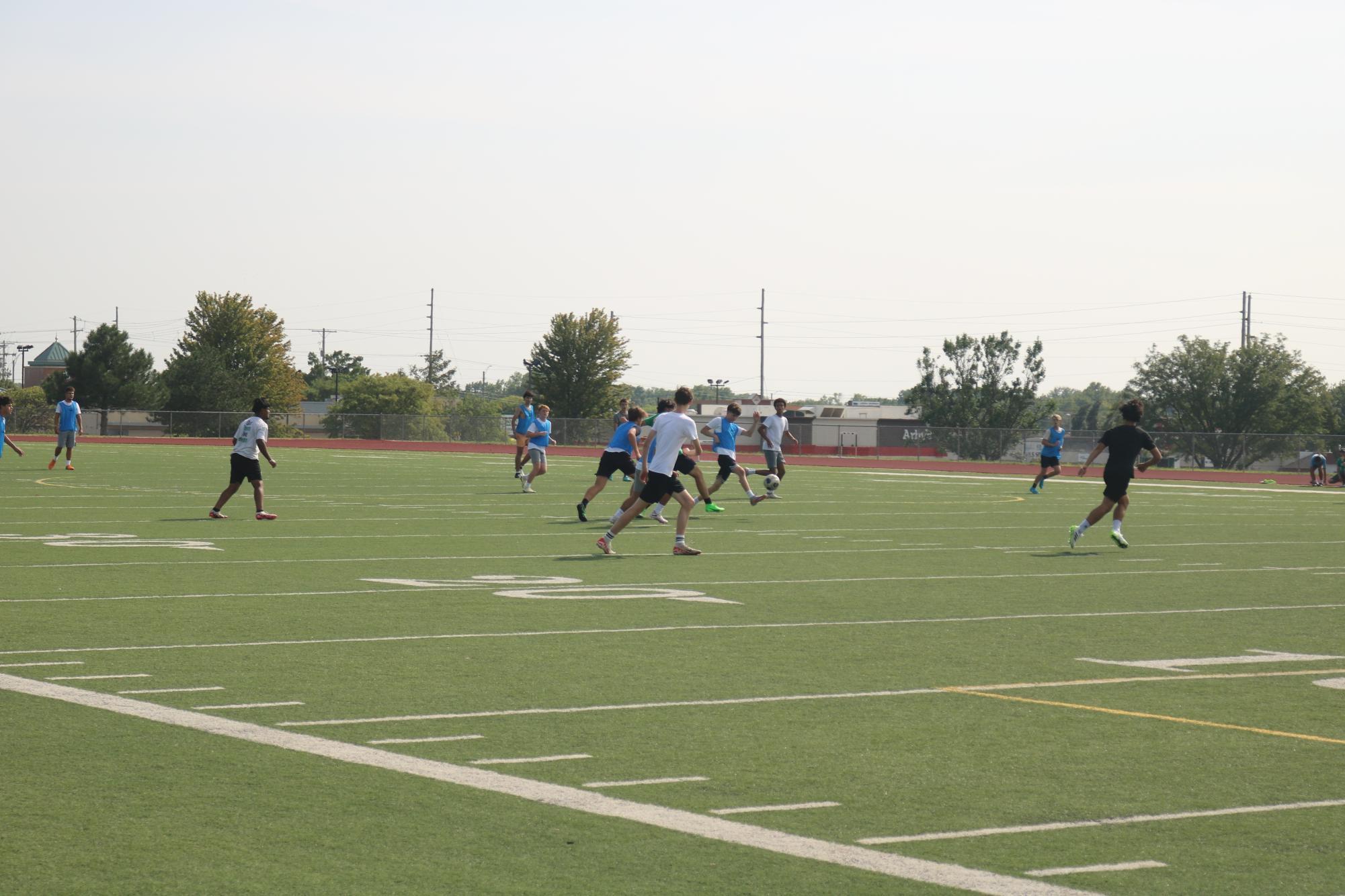 Volleyball and Soccer practice (Photos by Sophie Segelke)