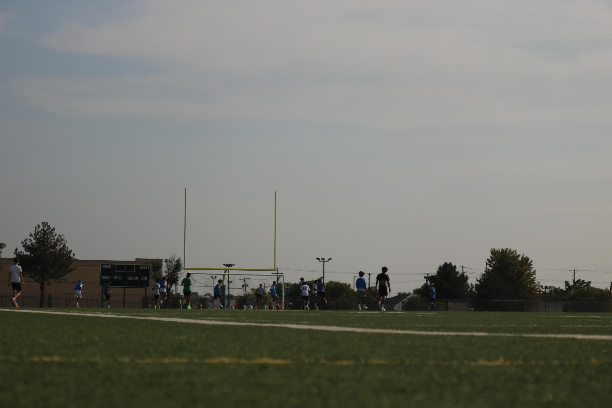 Volleyball and Soccer practice (Photos by Sophie Segelke)